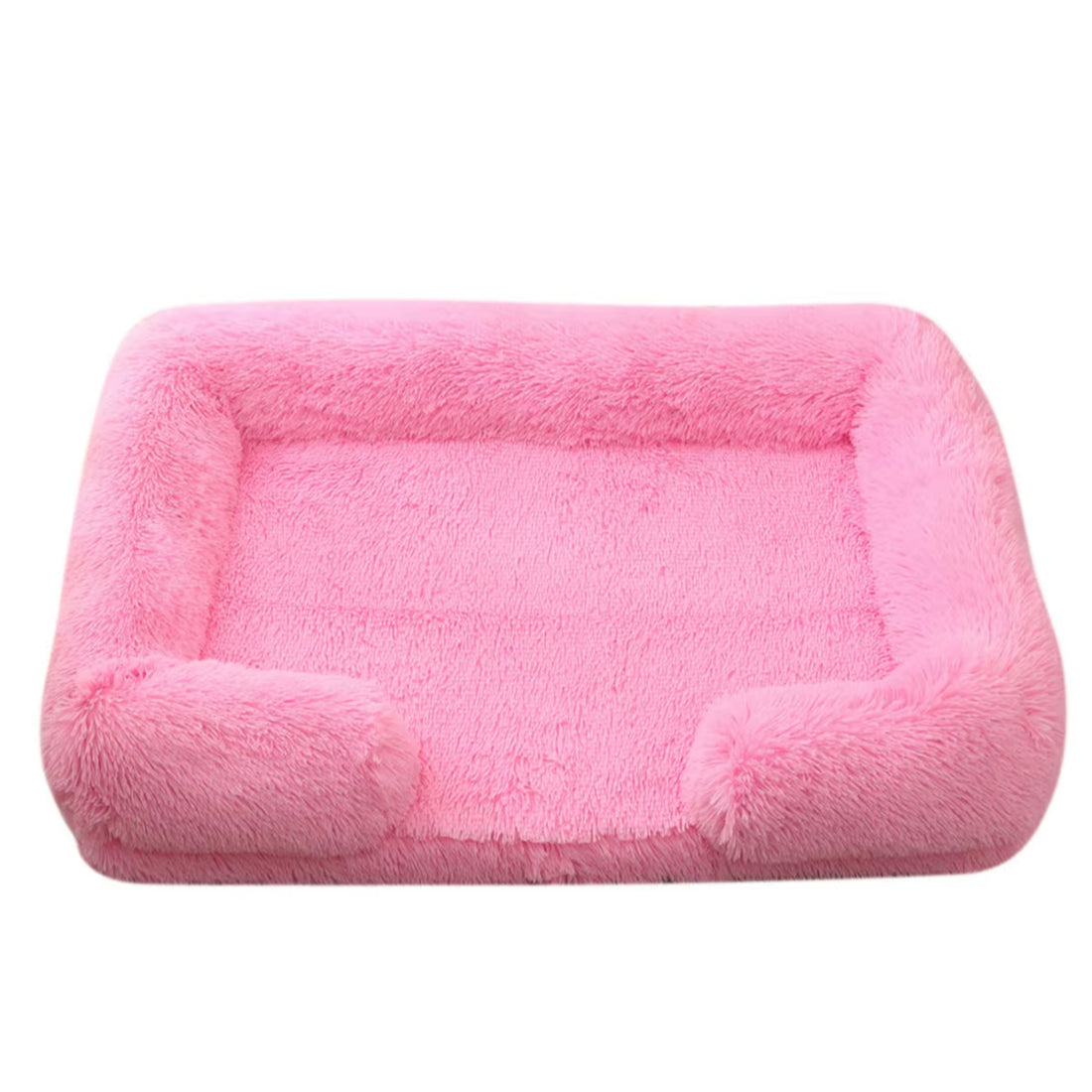 New Square Dog Bed Plush Pet Bed Winter Thickened Pad Bed 