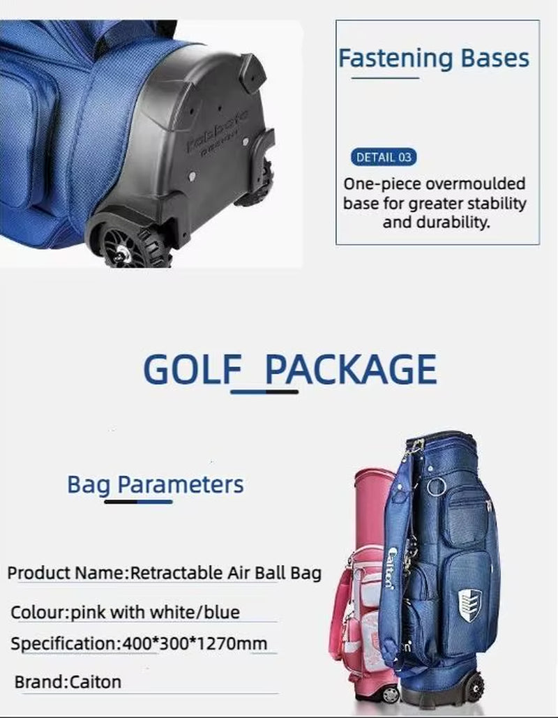 Modern Multifunctional Golf Stand Bag Waterproof Large Capacity 