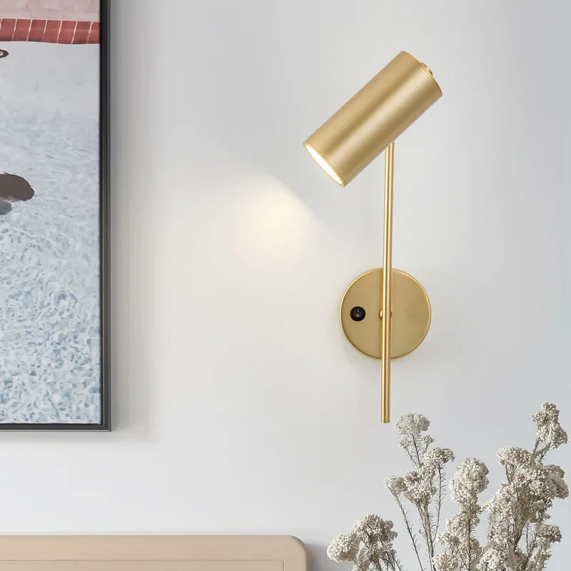 New Rotatable Hotel Bedroom Wall Lamp Iron Frame  LED Reading Lights