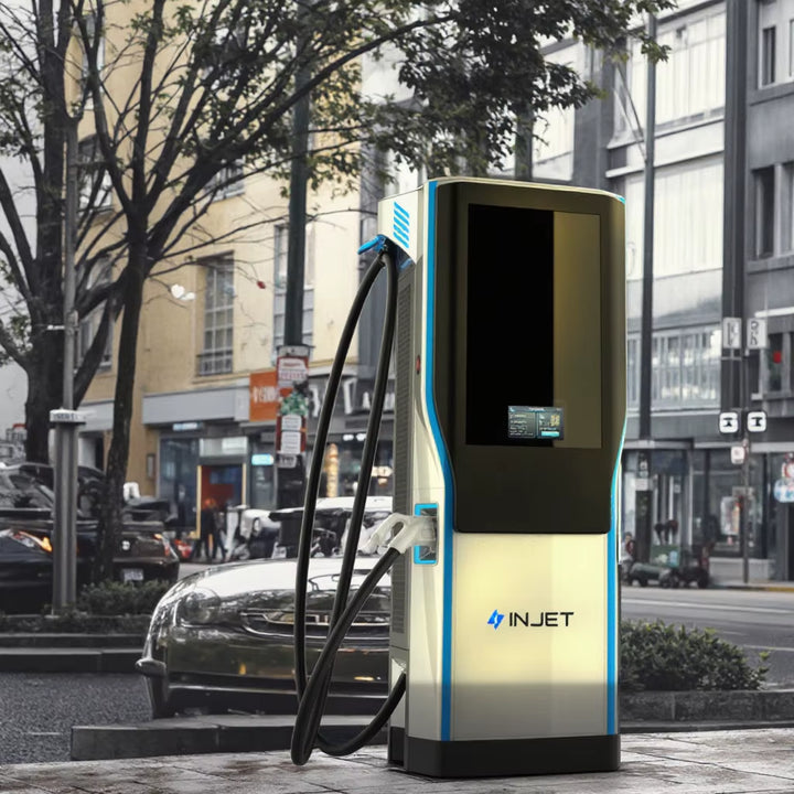 INJET EV Fleet Solutions Grid Battery Powered Level 3 DC Fast Charging Commercial DC EV Charging Station New