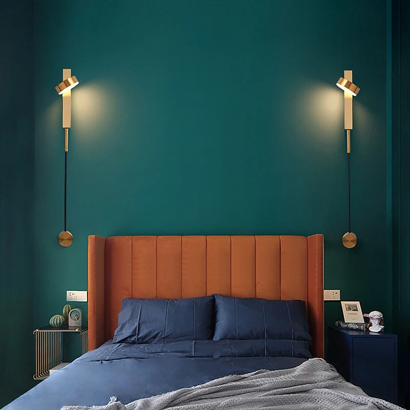 Luxe Wall Lamp Bedroom Bedside Wall Light Aisle Lamps