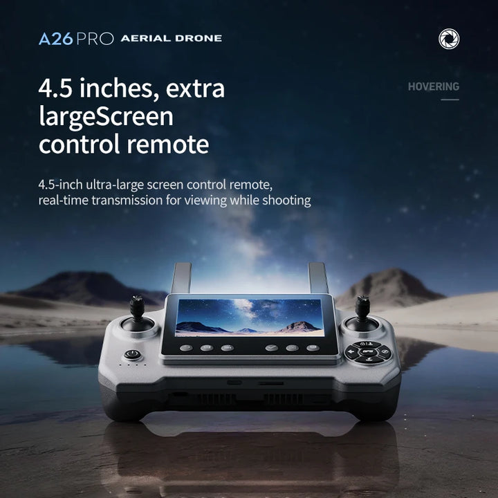 A26 Pro Drone 4K HD 8K Triple Camera FPV Brushless Motor Obstacle Avoidance Foldable RC Quadcopter Professional Aerial