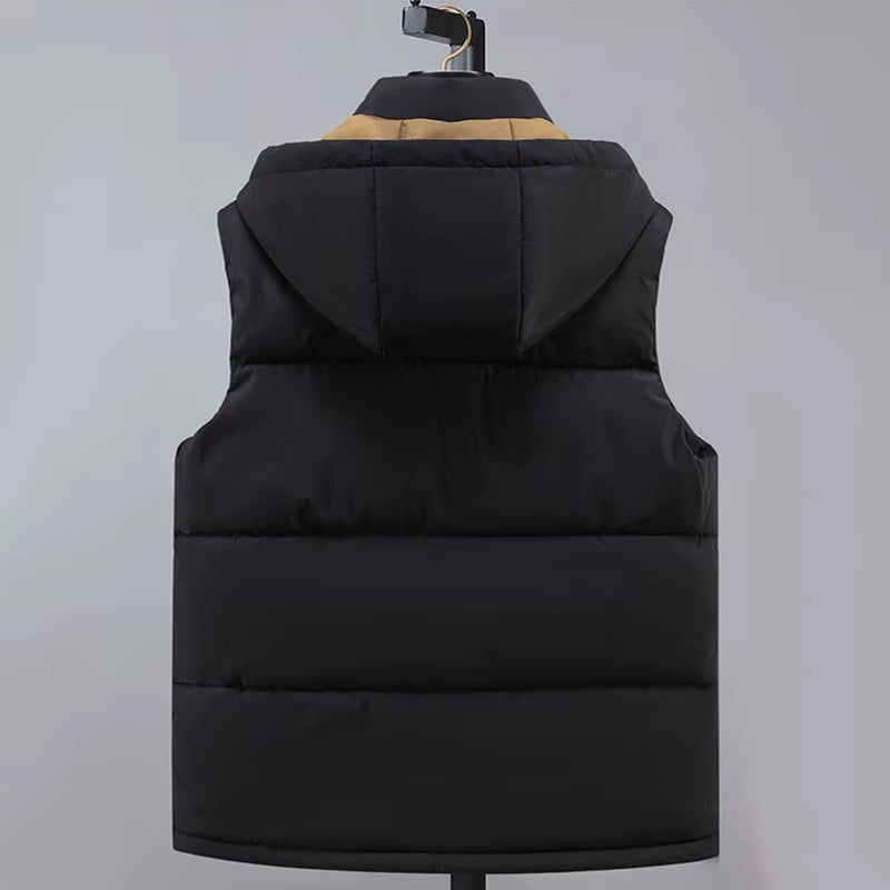 Premium Men Autumn Winter Thicken Cotton Vests Jacket 