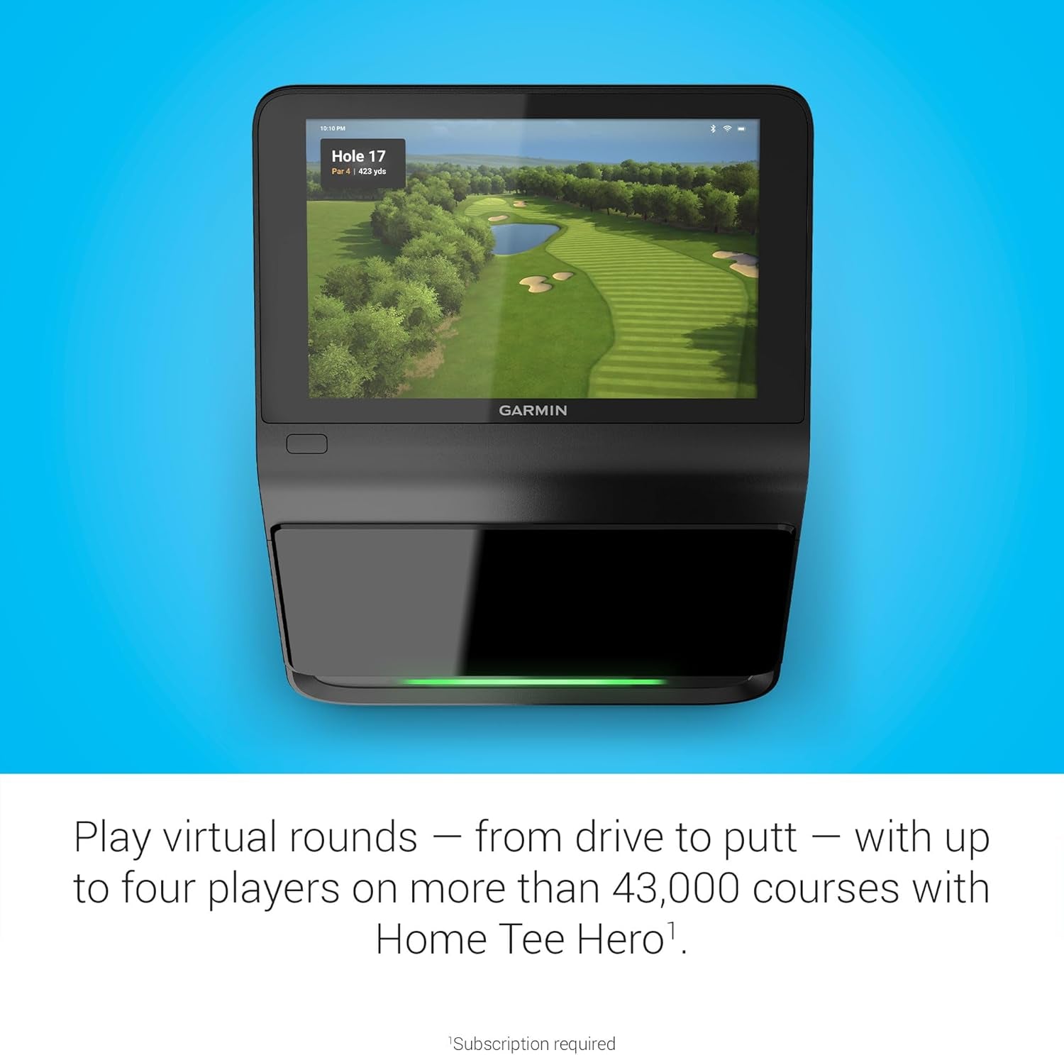 New Pro® R50, Golf Launch Monitor and Simulator, 10" Built-In Color Touchscreen 