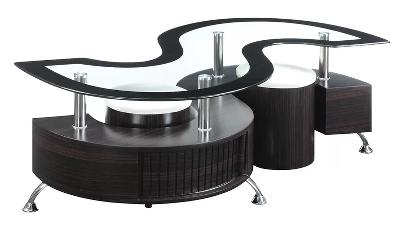 Elite Vojor Glass Top Coffee Table