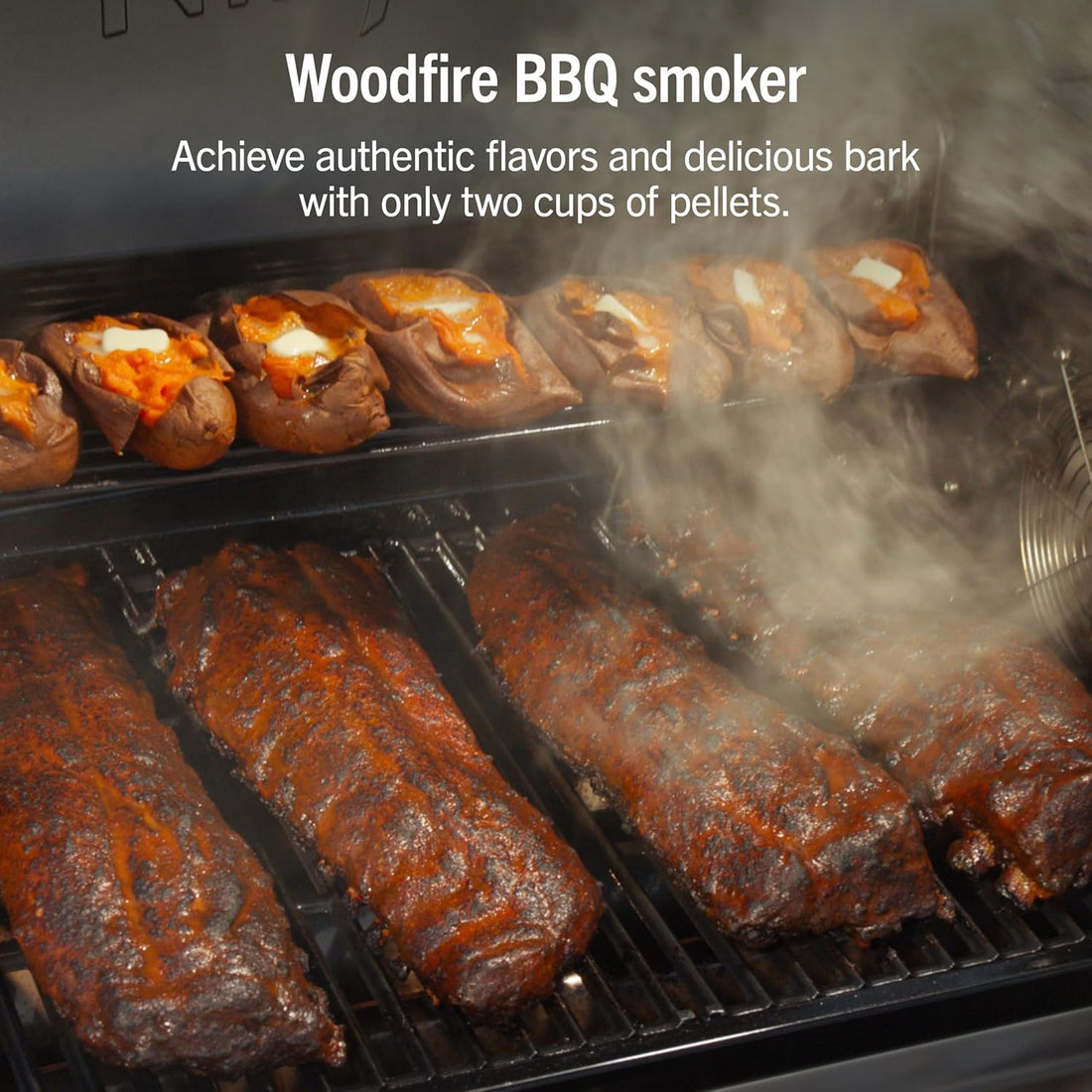 Flexflame Proconnect Grill & Smoker | 5-In-1 Smart Cooking System | Electric & Propane | App-Connected | 3-Burner Digital Control | Roast, Griddle & Pizza Maker | Black/Gold | PG305