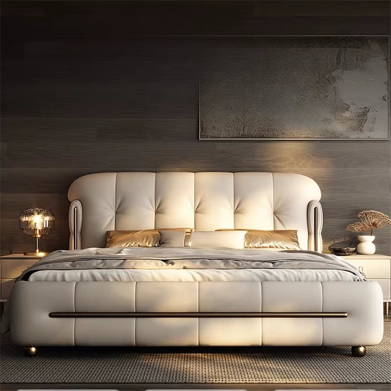 Modern Bed Frame Designer Wood Muebles Home Furniture
