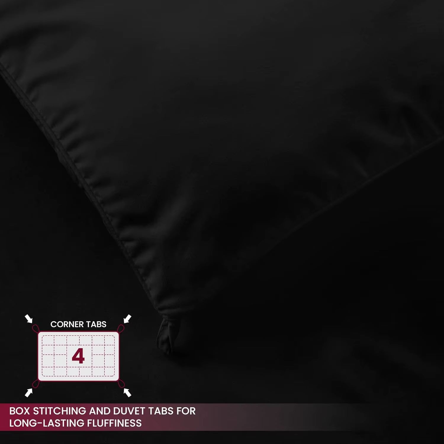 Luxury Down Alternative Comforter – Box-Stitched Fluffy Duvet 