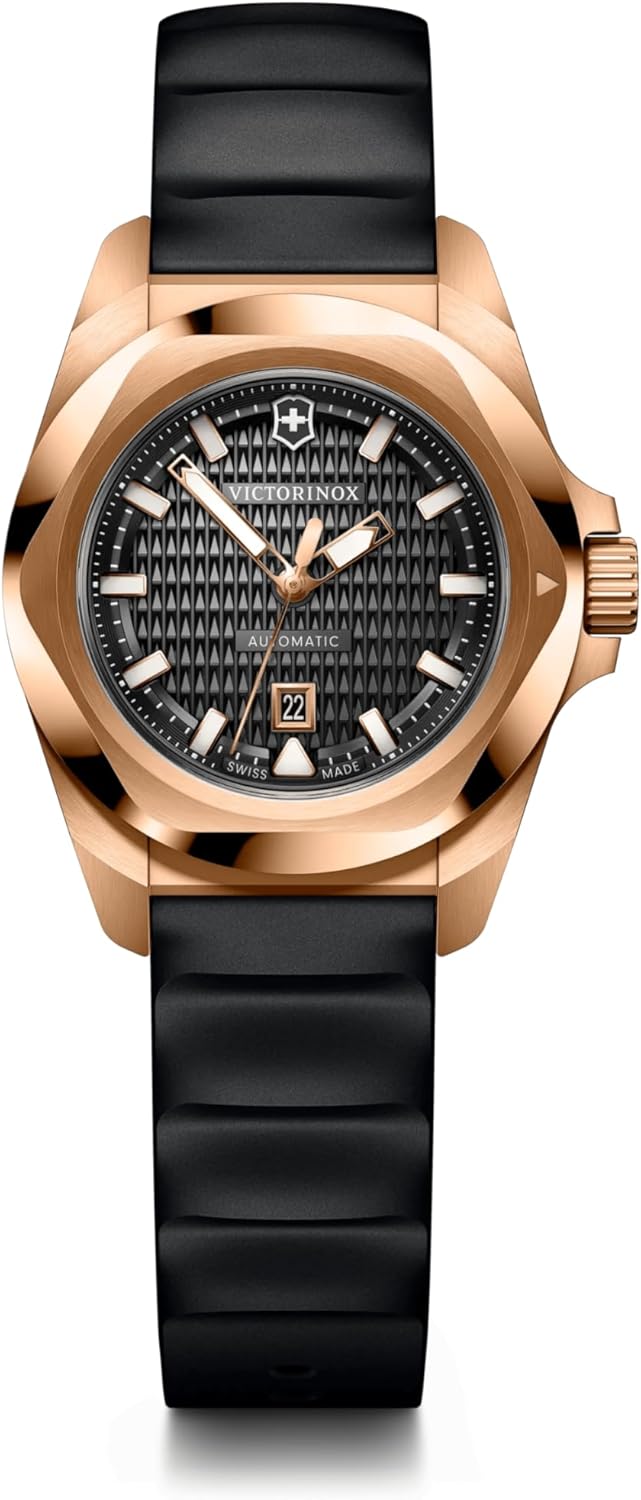 Modern Luxe Mens Automatic Black Dial Paracord Watch