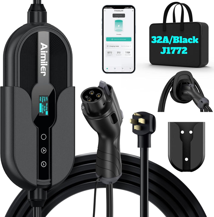 Premium(EV) Charger(Wifi App/Plug) Portable Electric Charging
