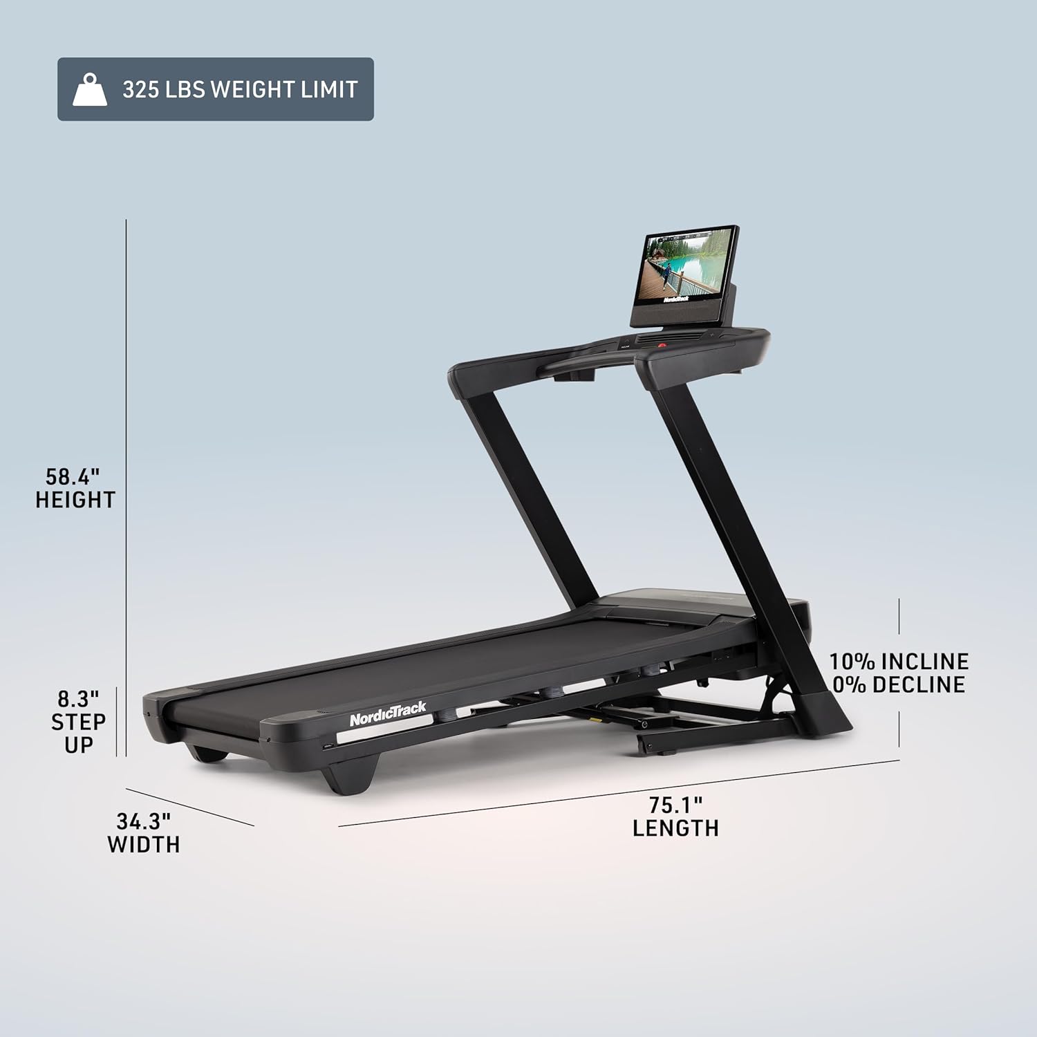 Premium NordicTrack T Series - Home Workout Treadmill