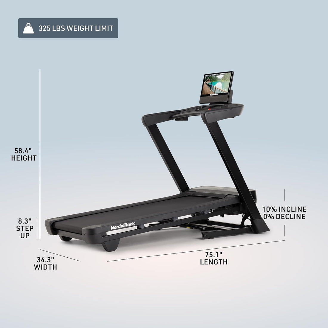 Premium NordicTrack T Series - Home Workout Treadmill