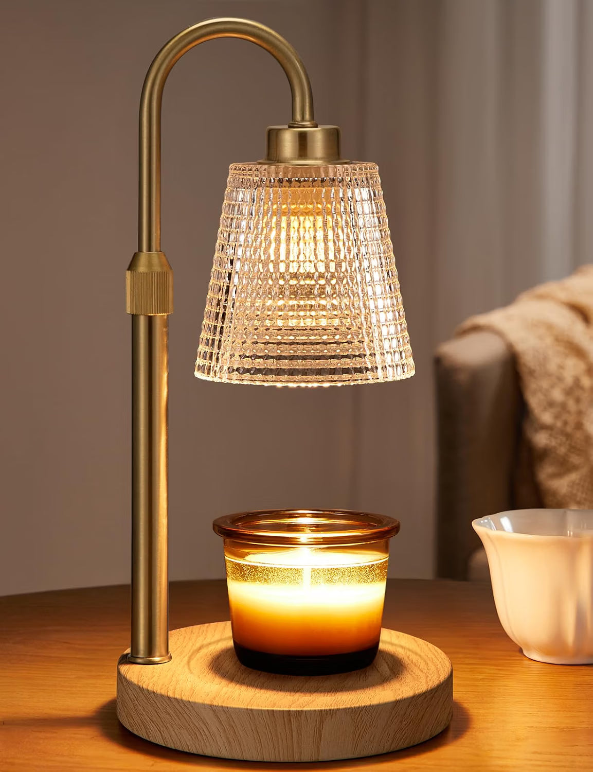 New Candle Warmer Lamp with Timer – Electric Candle Melter Lamp for Home Décor, Fragrance & Birthday Gifts for Women