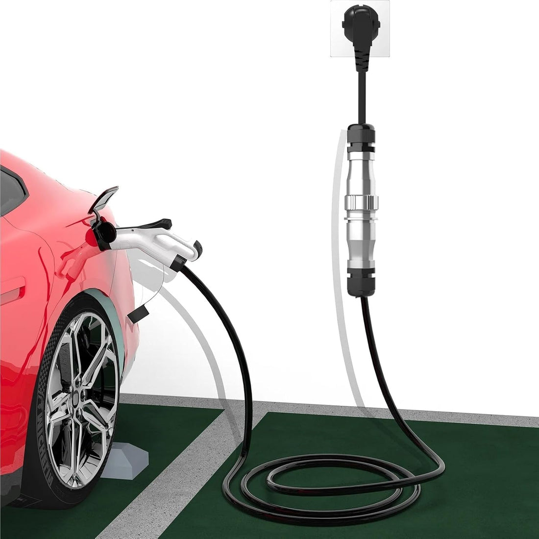 Premium 2 in 1  EV Portable Home Vehicle Charging Cable