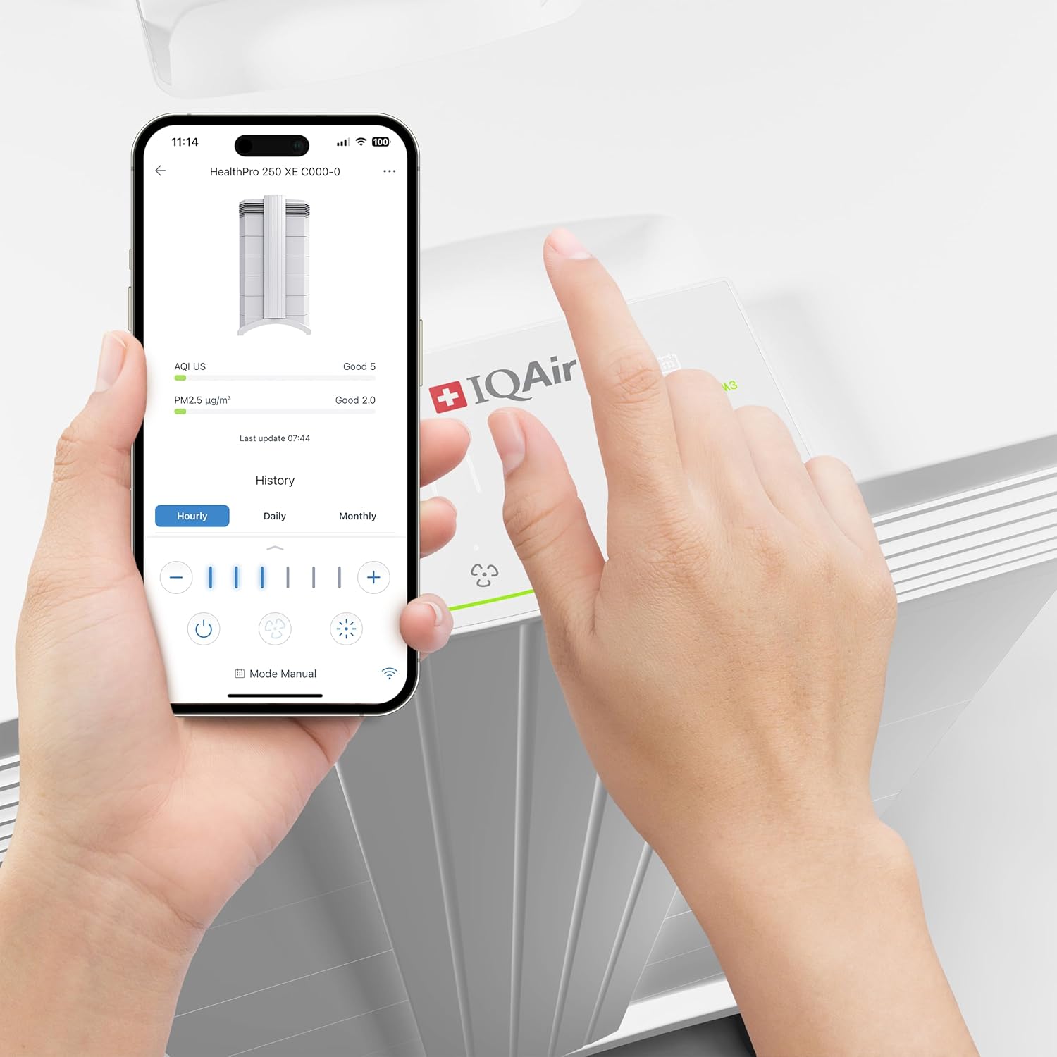 New Smart Hyper Filtration Air Purifier for Large Rooms up to 1125 sq ft - Auto Features