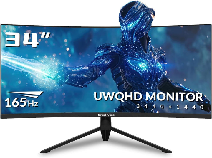 34" Ultra Gaming Monitor, 165Hz, Wide Modern Designed