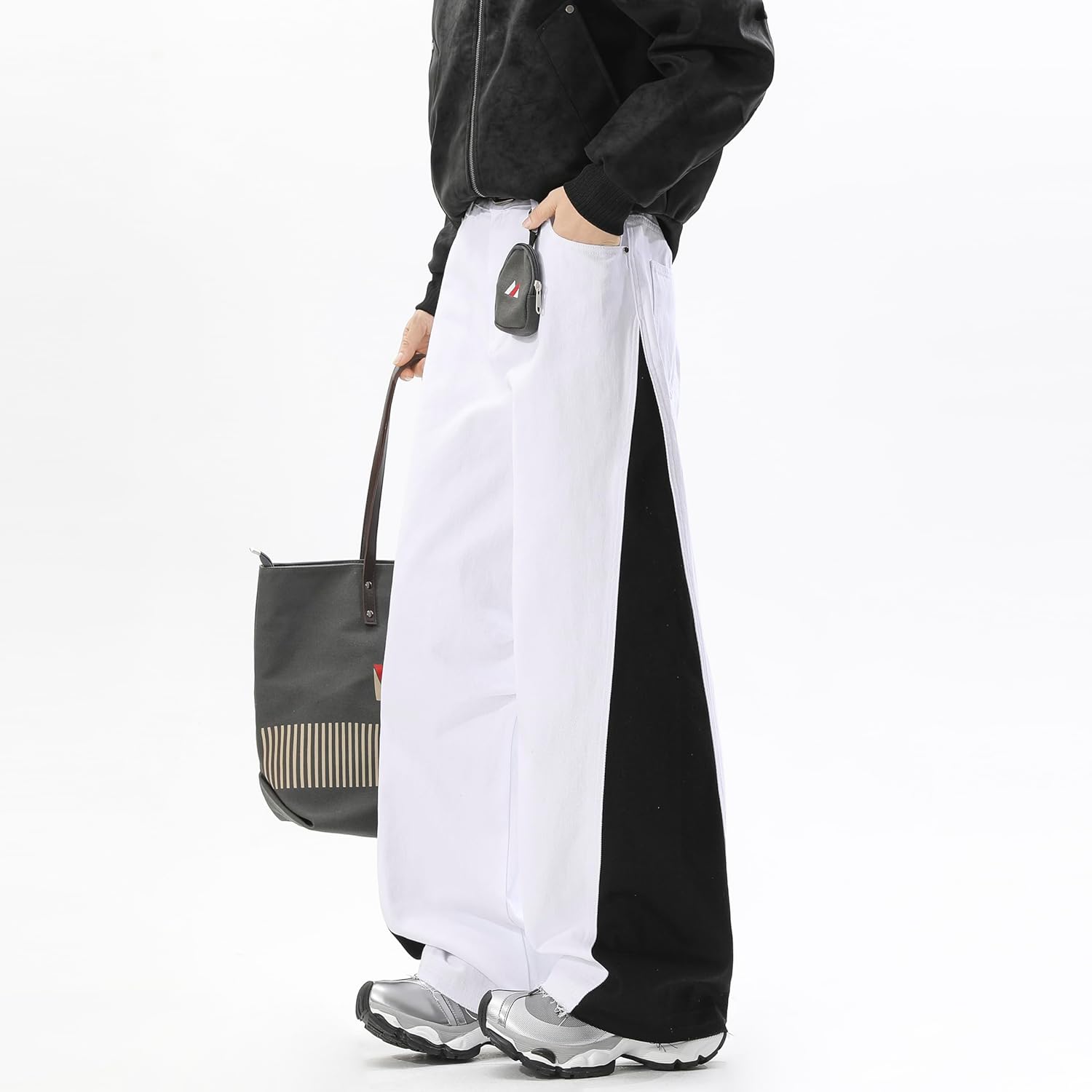 New Mens Fashion Baggy Jeans Denim Pants Streetwear