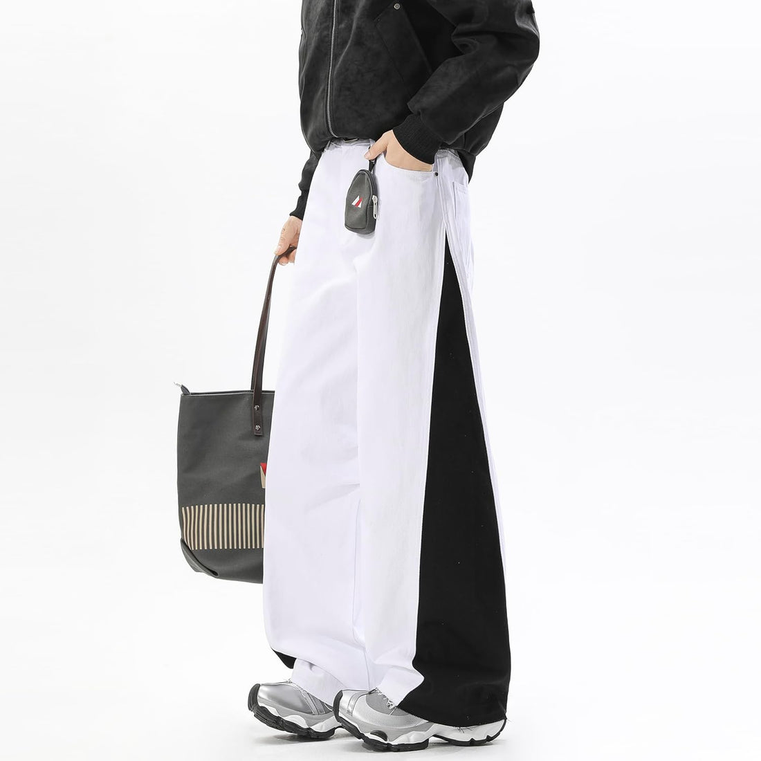 New Mens Fashion Baggy Jeans Denim Pants Streetwear