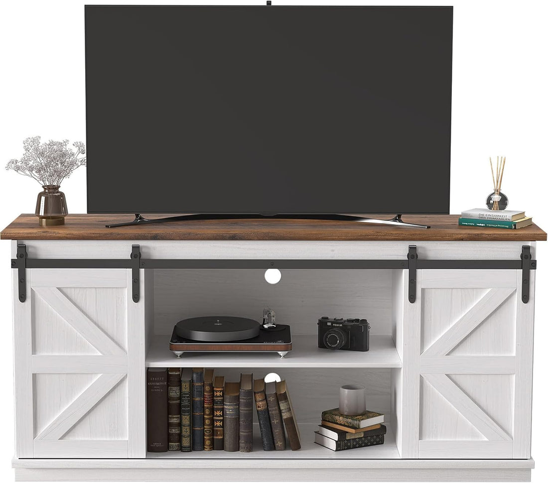New TV Stand for 65 Inch TV with Storage Cabinets