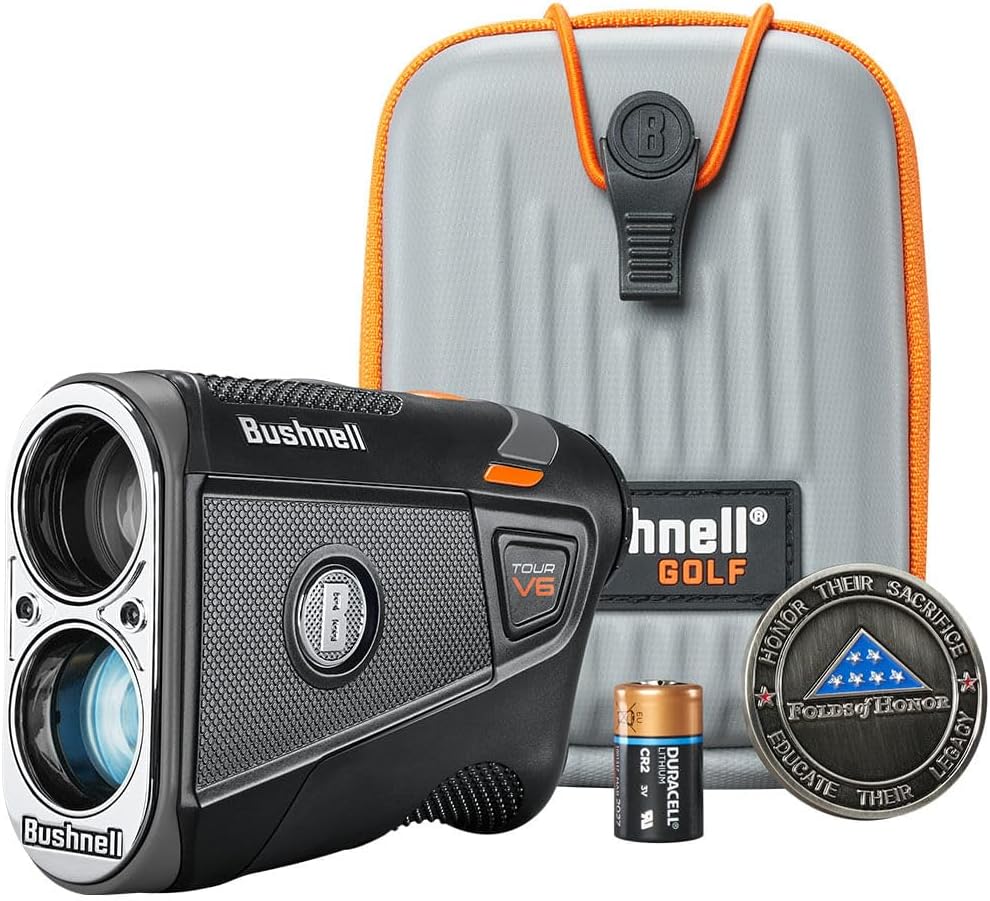 Golf Tour V6 Laser Rangefinder 1300 Yard Range 6X Magnification