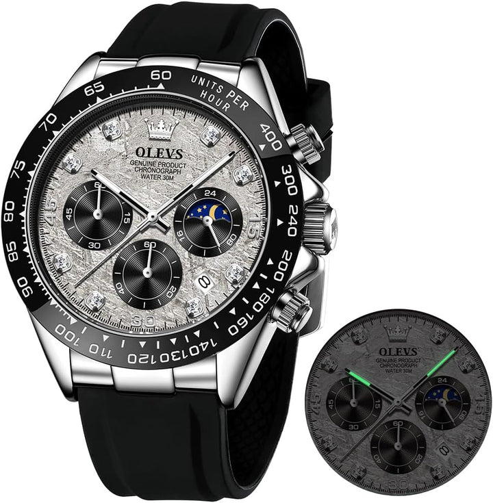 Men Business Diamond Watch Waterproof