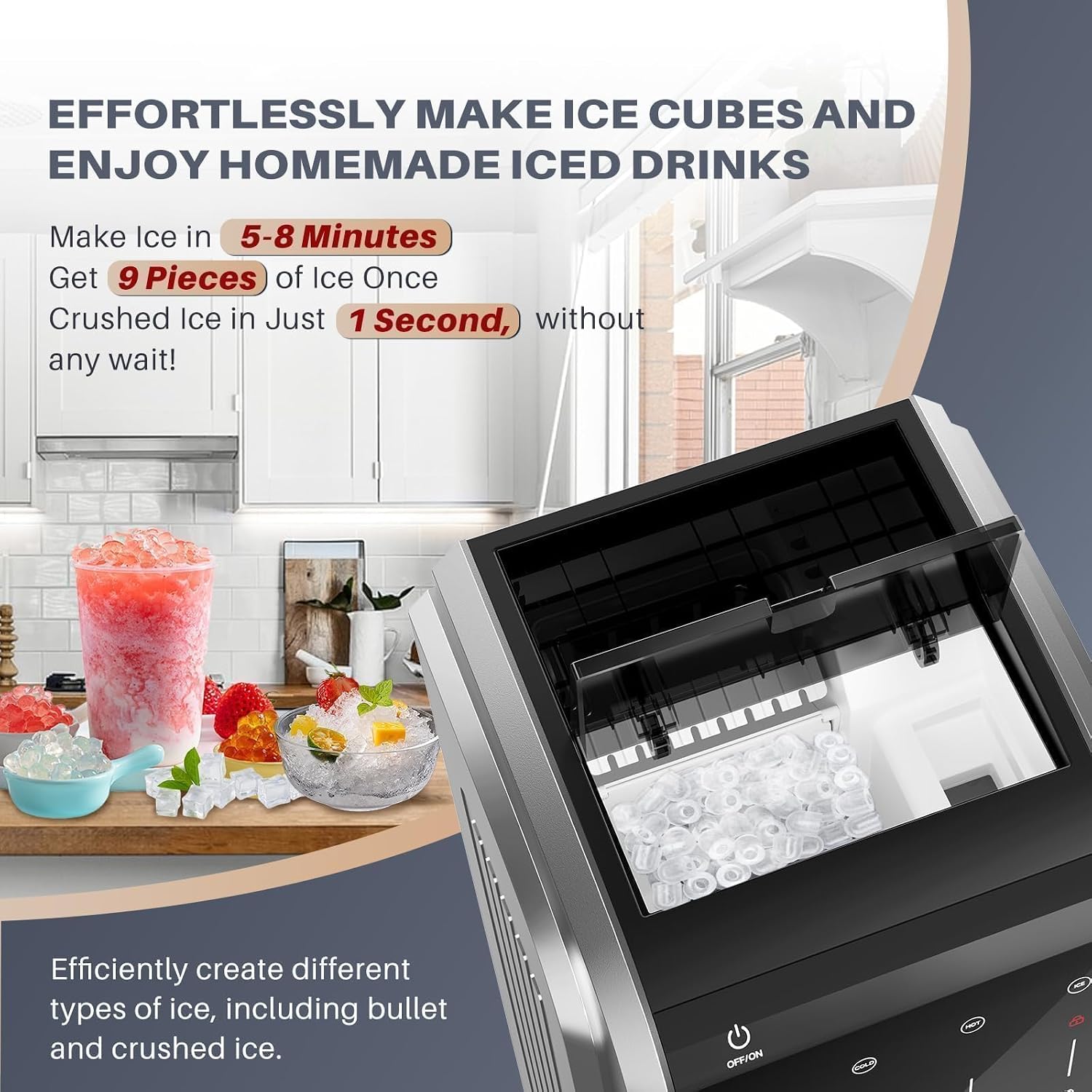 Smart Multipurpose Water Cooler Dispenser with Built-In Ice Maker – Modern Water Dispenser