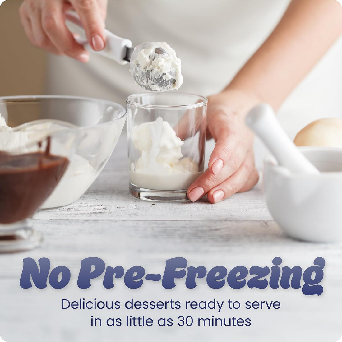 New Smart Trio Ice Cream Maker with Built-In Compressor – No Pre-Freezing