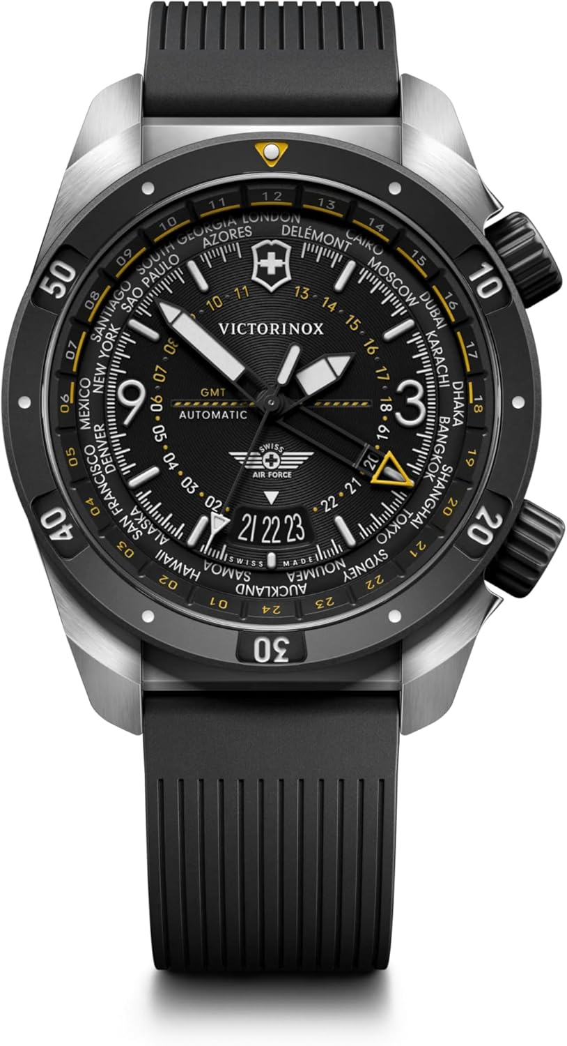 Mens Pro Air Automatic Black Dial Elite Watch