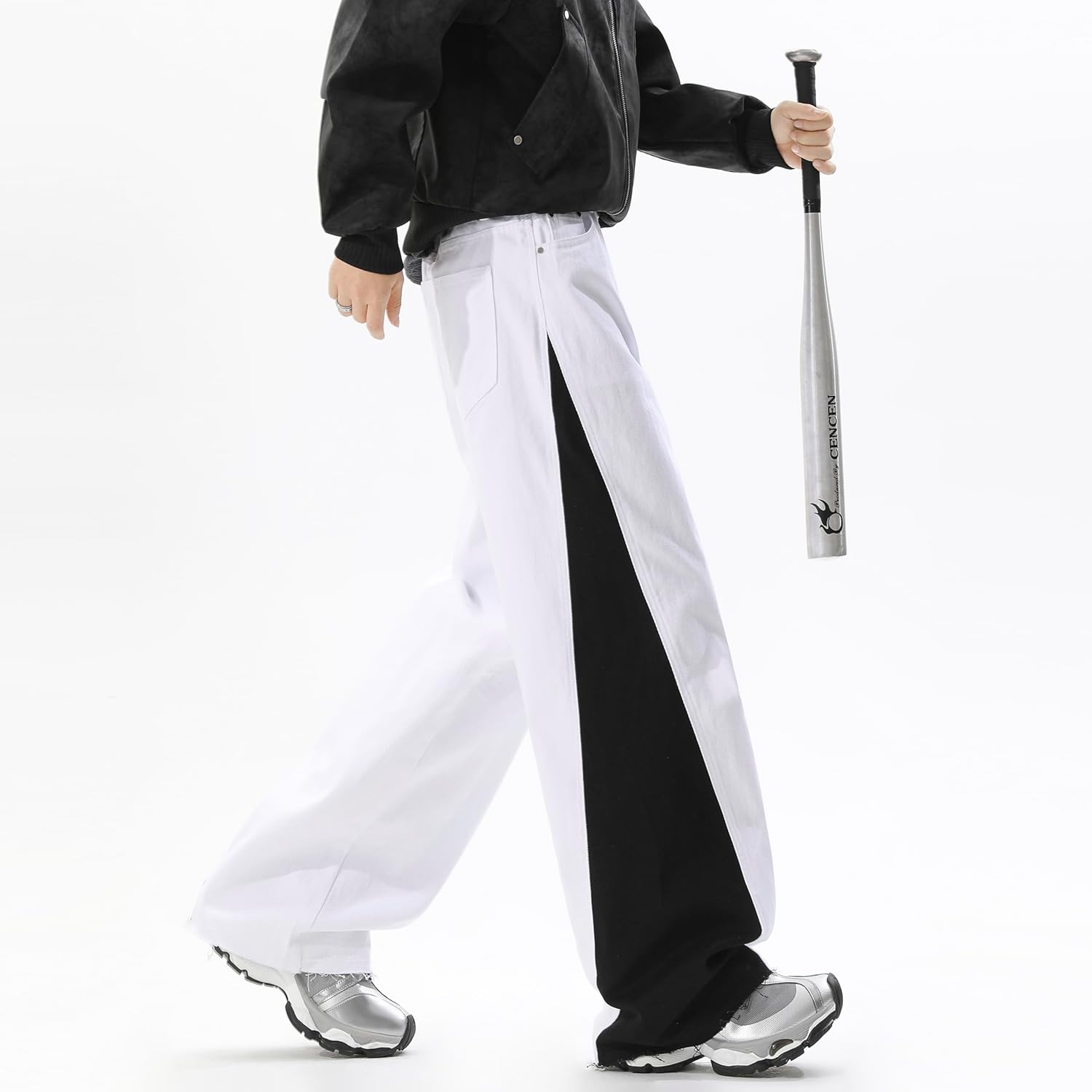 New Mens Fashion Baggy Jeans Denim Pants Streetwear