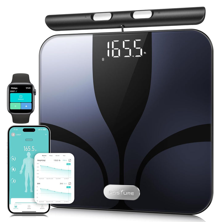 New Scale for Body Weight and Fat Percentage Platform Digital LED 