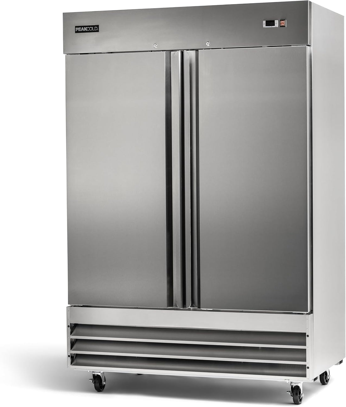 Modern Double Door Work Top Commercial Refrigerator -  Industrial Fridge