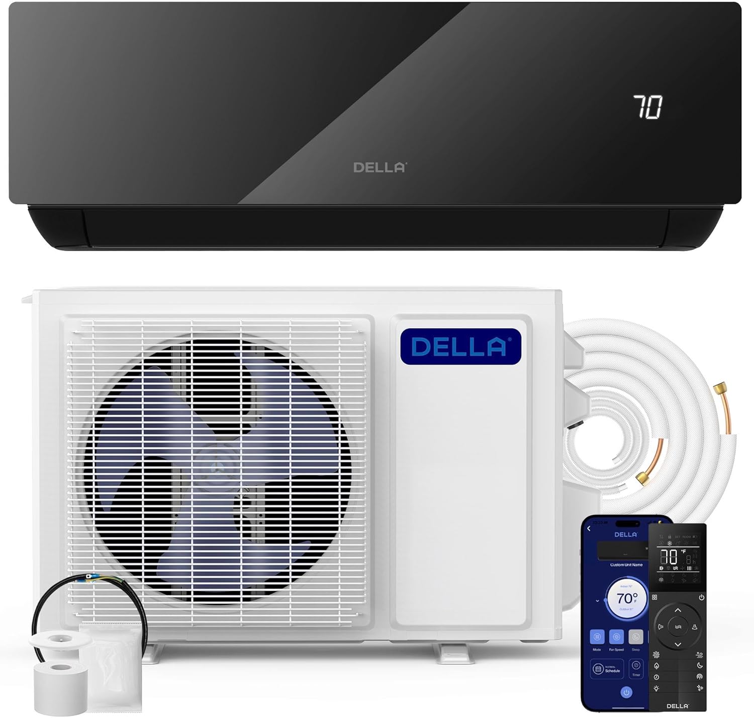 Modern Home Smart Inverter Ac Mini Split air Conditioner - App Controlled