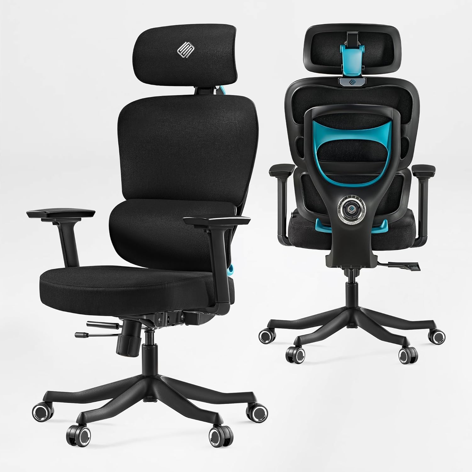 New Mesh Gaming Chair with Adjustable Lumbar Support – High Back Gamer office Chair