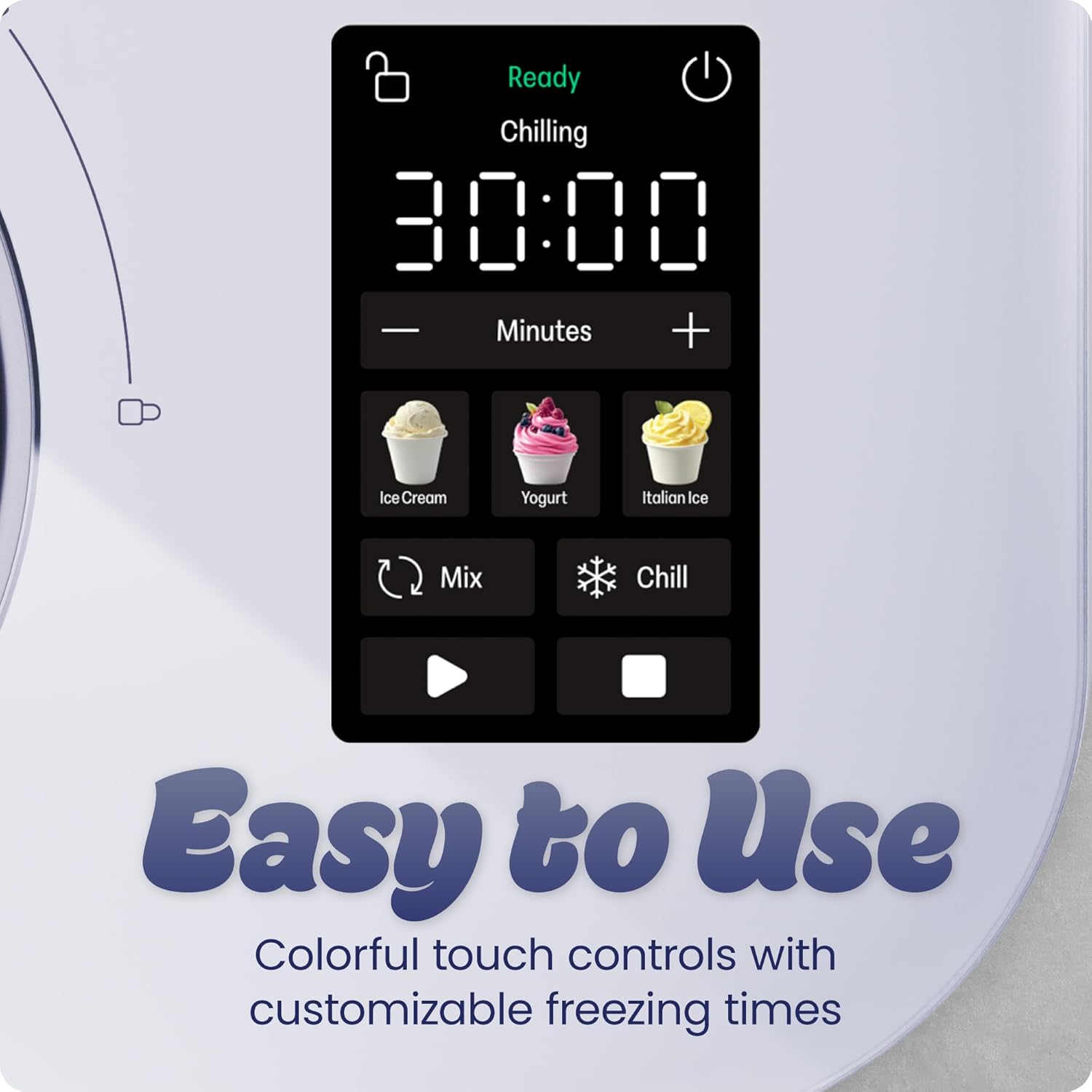 New Smart Trio Ice Cream Maker with Built-In Compressor – No Pre-Freezing