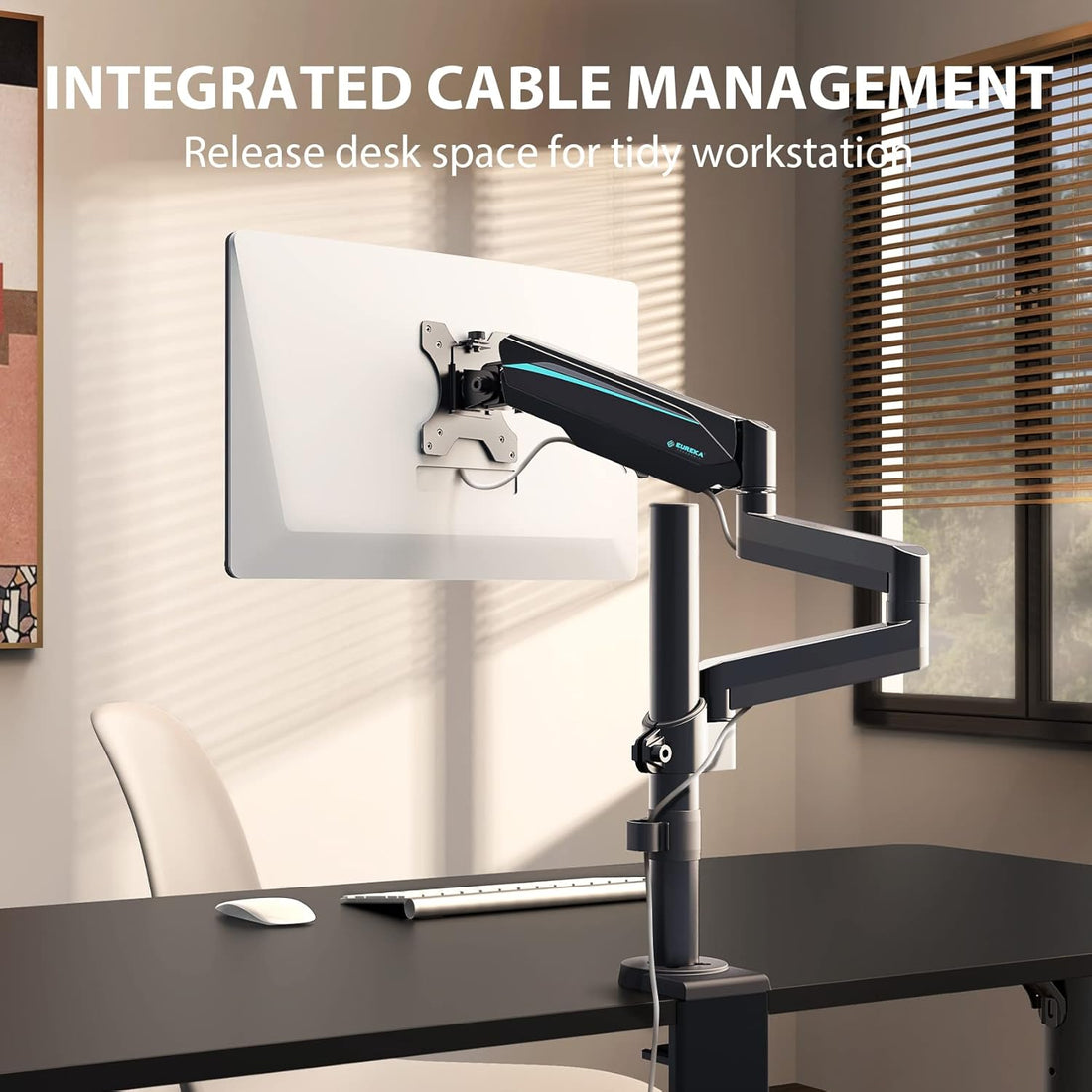 New Adjustable Spring Monitor Desk Mount – 13–32” LCD Screen Arm