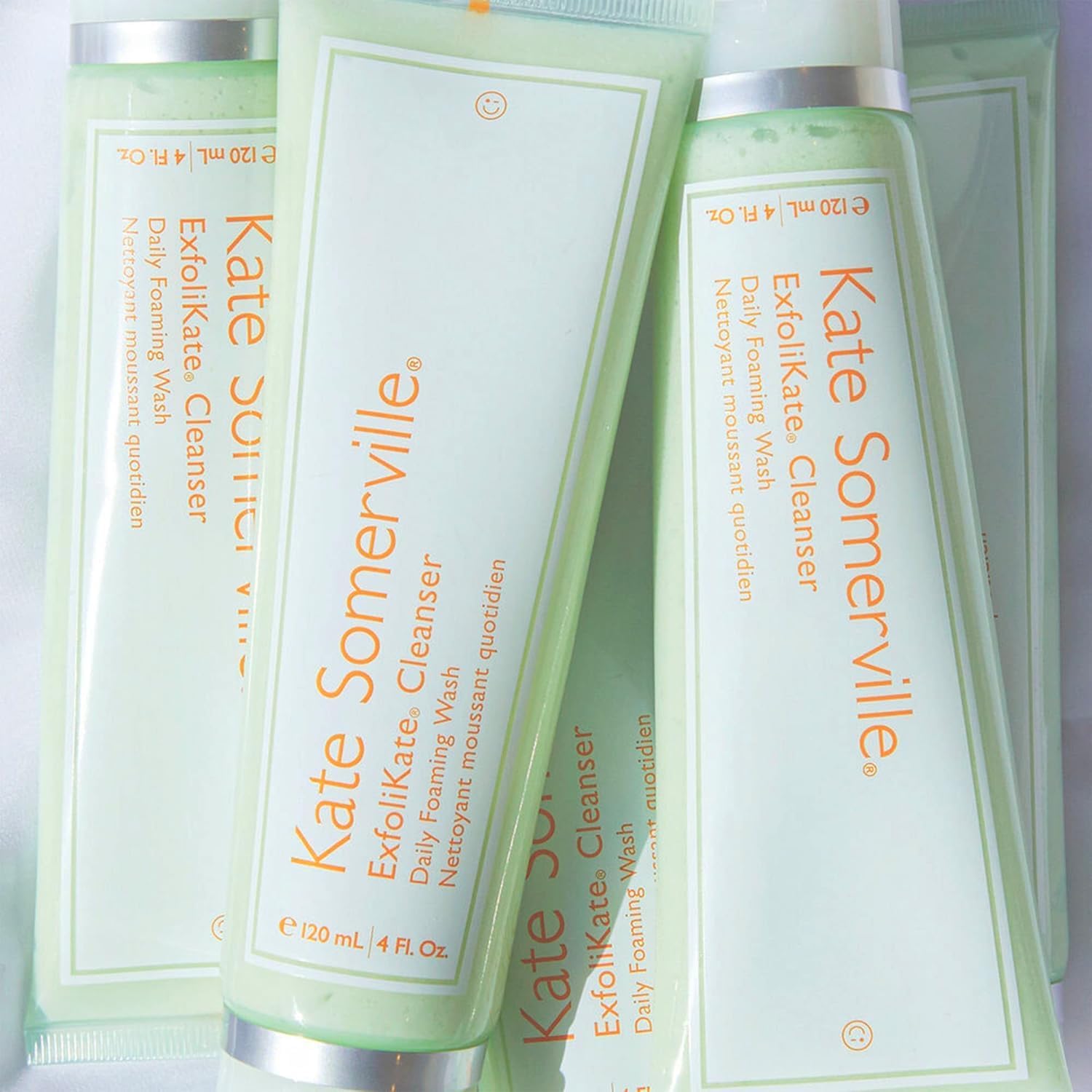 New  Fusion Cleanser, Face Pore wrinkles remover, Daily Exfoliating Foaming Face Wash with Glycolic Acid and Lactic Acid, Gentle Facial Scrub, 50Ml