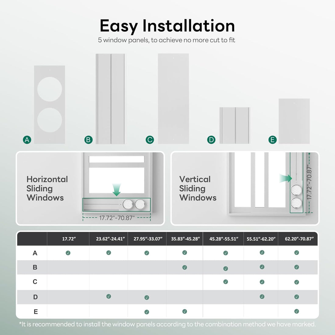 Smart Inverter Portable Air Conditioners, 14000 BTU (10000 BTU SACC) Dual Hose Portable AC Unit with Energy Saving/Ultra Quiet(42Db)/Drainage-Free Cooling/App/Remote for Multi-Scenario Use
