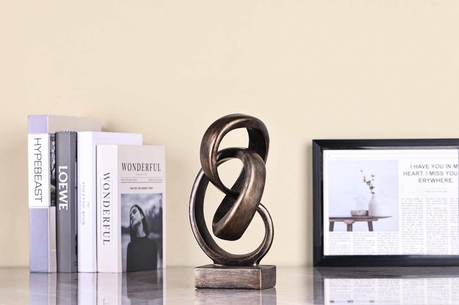 Abstract Sculpture Art Home Decor Accent – Modern Decorative Object