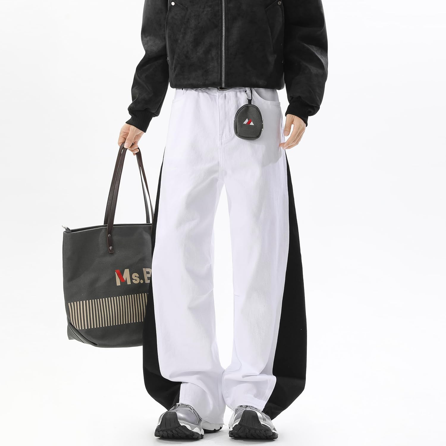 New Mens Fashion Baggy Jeans Denim Pants Streetwear