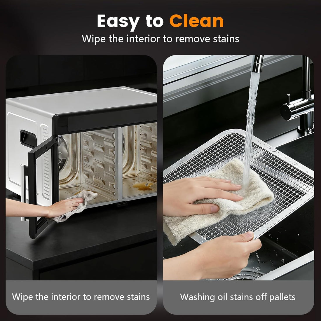 Modern Food Dehydrator with Dual Chamber Design – 16 Stainless Steel Tray Meat Dehydrator
