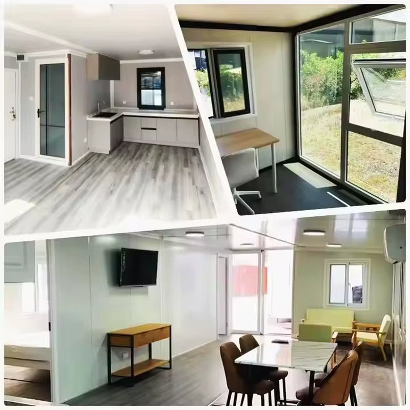 Pre-Made Luxury 40Ft Steel Prefab House Expandable Extendable Cabin Fold Out Container Custom Living Prefab 20/30/40Ft Home