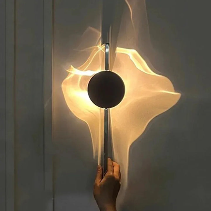 New Creative Art Corrugated LED Wall Lamps Bedroom Bedside Wall Light