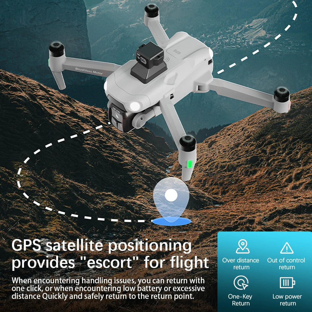 A1R 3S Original 8K Drone 4K 5G GPS 360° Laser Obstacle Avoidance Brushless Foldable Quadcopter RC Distance 3KM Dron