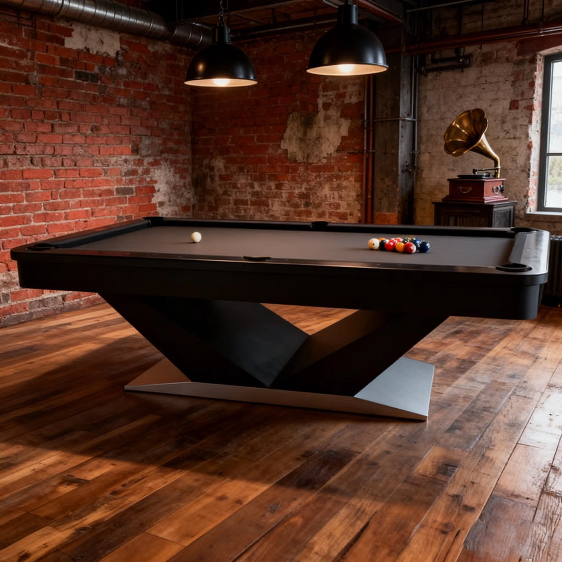 Professional luxe Diamond Billiard Table – Solid Oak Wood Build
