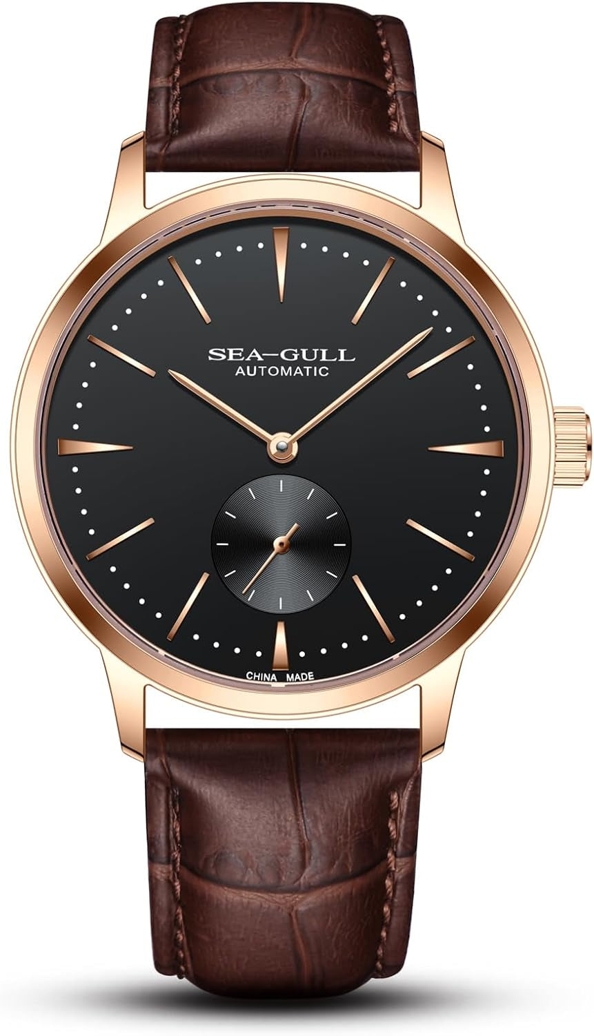 Modern Mens Business Leather Strap Watch