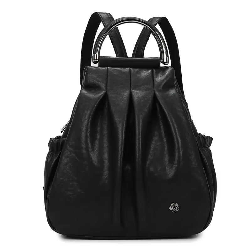 Fashion Backpack for Women Luxury Designer Rucksack Retro Style  Multi-Functional Travel Bag