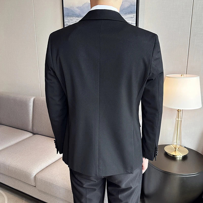 Mens premium High-End Brand Groom Wedding Dress Suit 
