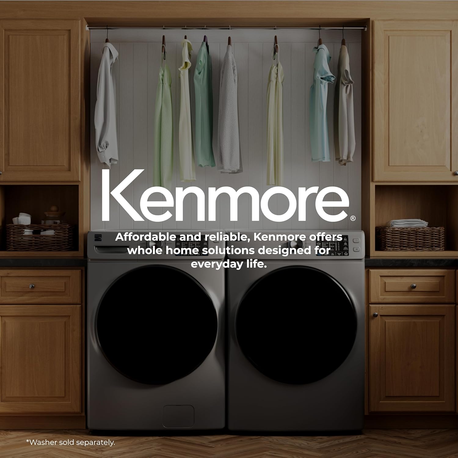 Smart Home 8.0 Cu. Ft. Front Load Electric Dryer – Wrinkle Guard, Accela Steam, Smart Sensor Drying