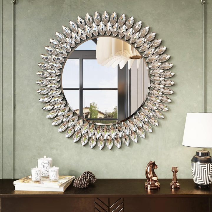 New Jeweled Decorative 26" Inch Luxury Vanity Mirror 