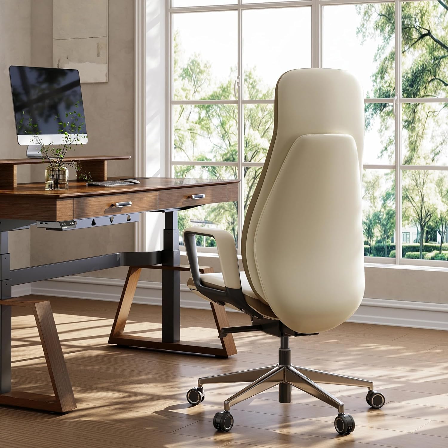 Microfiber Leather Office Chair, Executive Office Gaming Chair